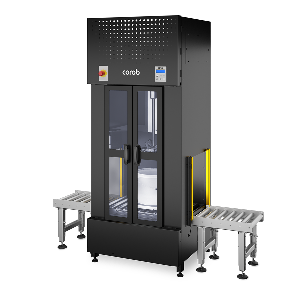 Corob Immersion Mixer DEEPstir Lateral access - door closed - 0,5 mt conveyor - Side view