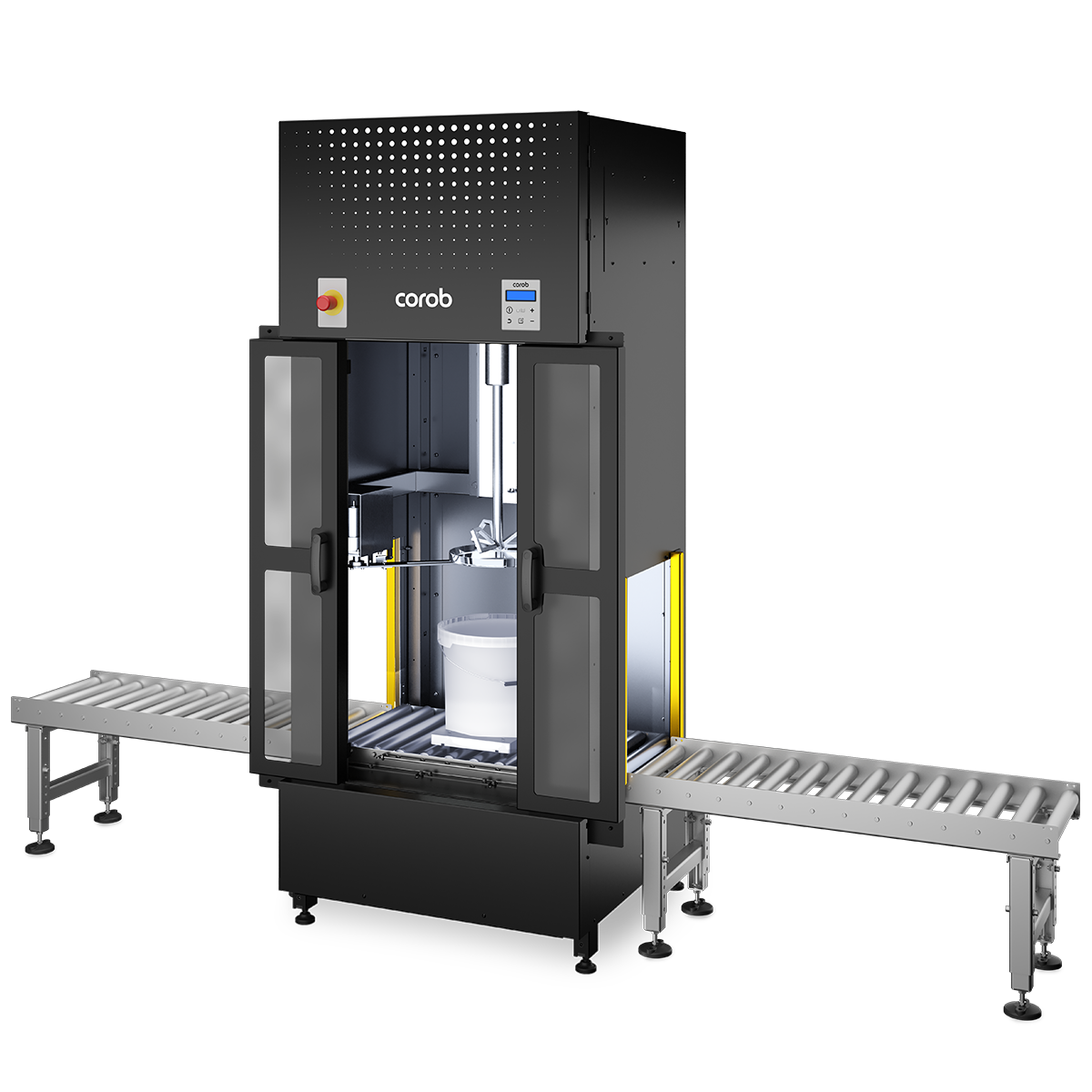 Corob Immersion Mixer DEEPstir Lateral access - door open - Side view